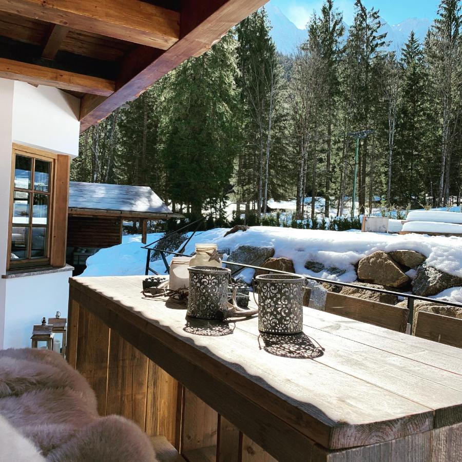 Chalet S - 5 Sterne Luxus Ferienhaus Direkt Am Eibsee Und Zugspitze Grainau Luaran gambar