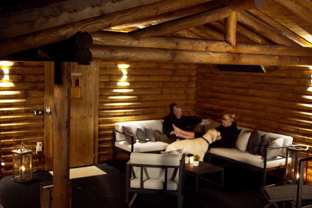 Chalet S - 5 Sterne Luxus Ferienhaus Direkt Am Eibsee Und Zugspitze Grainau Luaran gambar