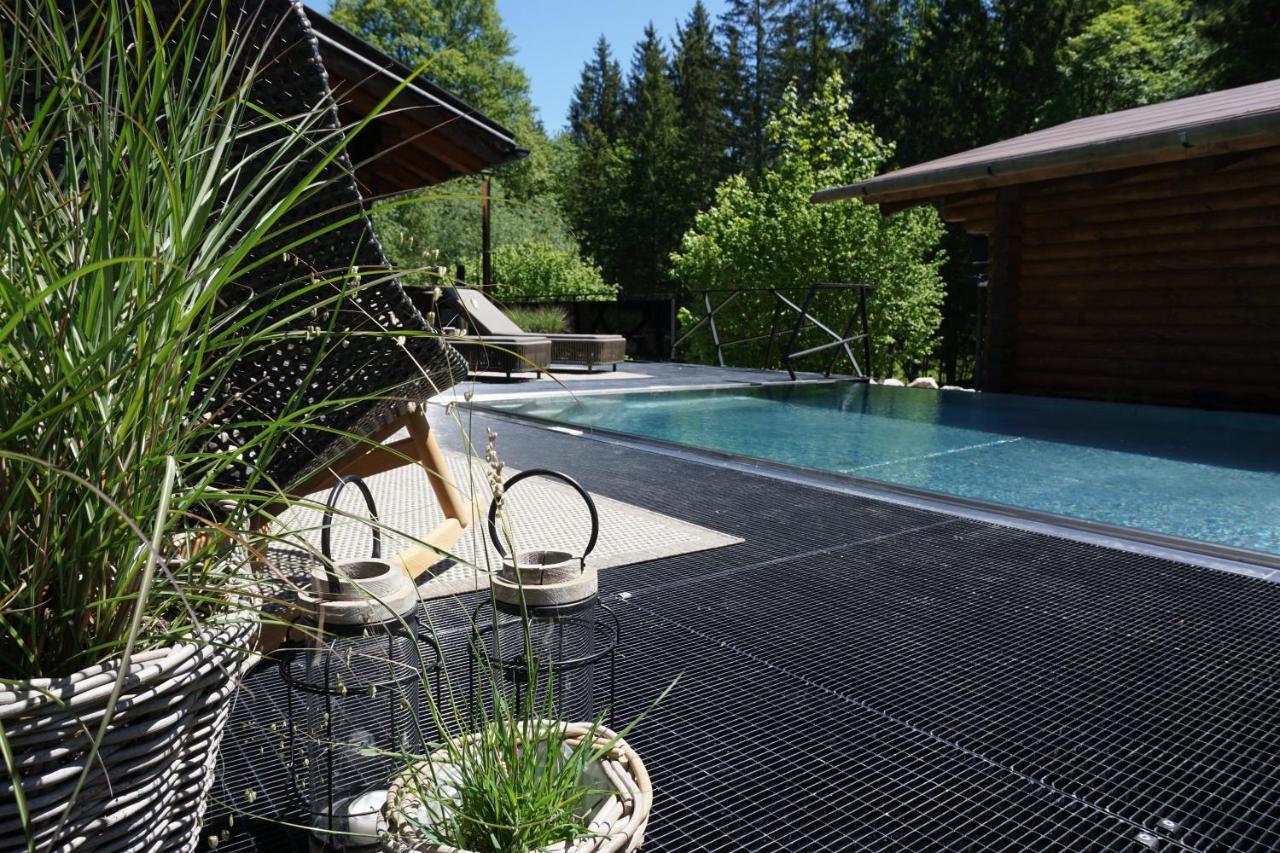 Chalet S - 5 Sterne Luxus Ferienhaus Direkt Am Eibsee Und Zugspitze Grainau Luaran gambar